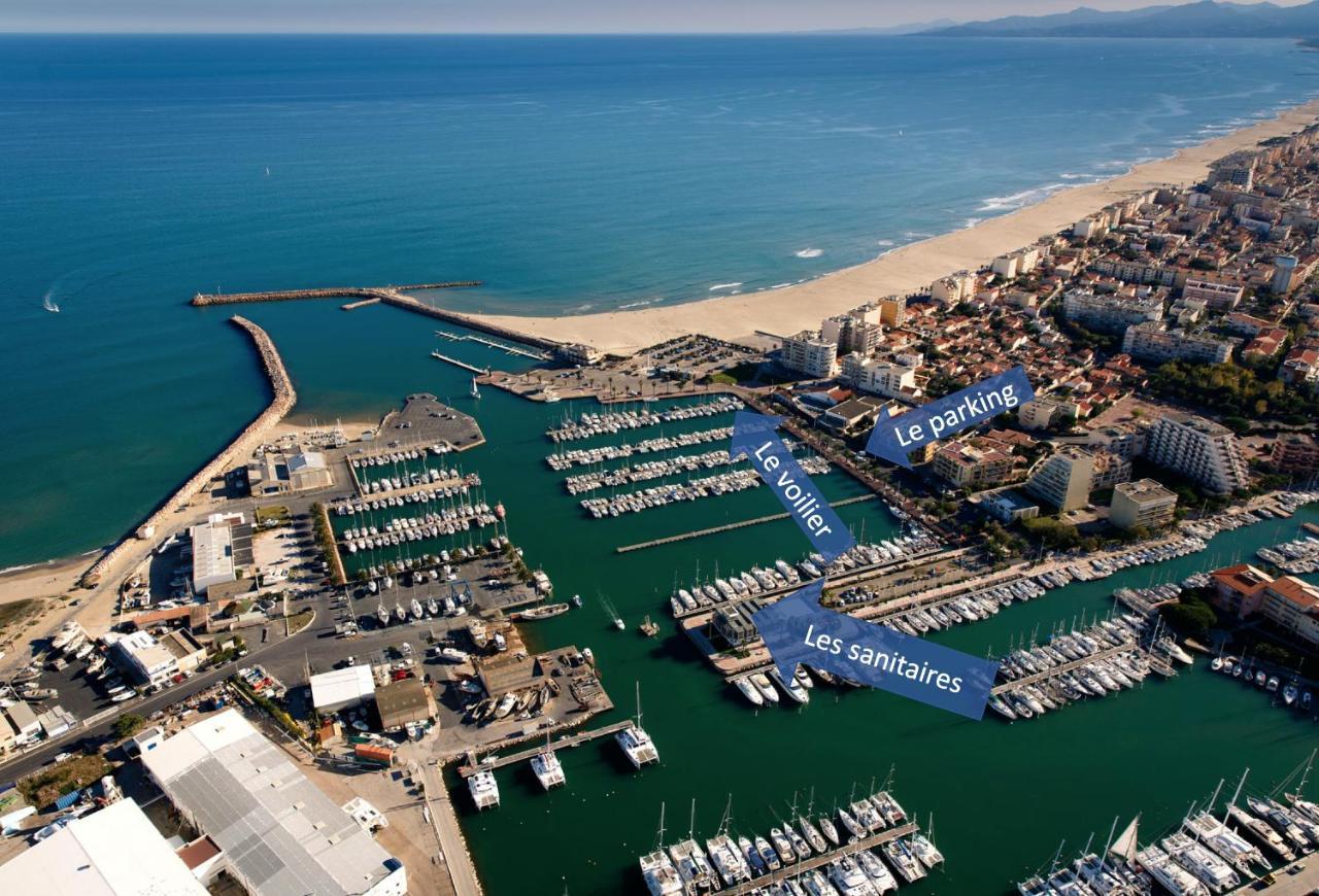 Voilier A Quai Au Calme Hotel Canet-en-Roussillon Exterior photo